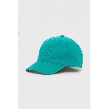 GAP șapcă din bumbac pentru copii culoarea verde, cu imprimeu de firma originala