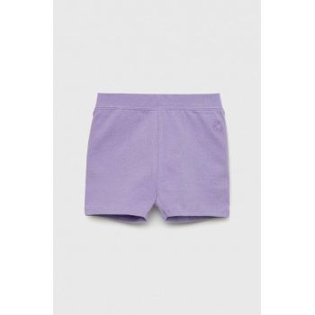 GAP pantaloni scurti copii culoarea violet, neted de firma originali