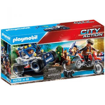 Set de Constructie Playmobil Masina Off Road de Politie si Hot