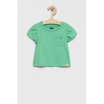 GAP tricou de bumbac pentru copii culoarea verde ieftin