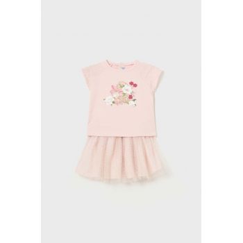 Mayoral compleu bebe culoarea roz