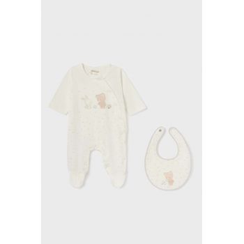 Mayoral Newborn compleu bebe culoarea alb ieftin