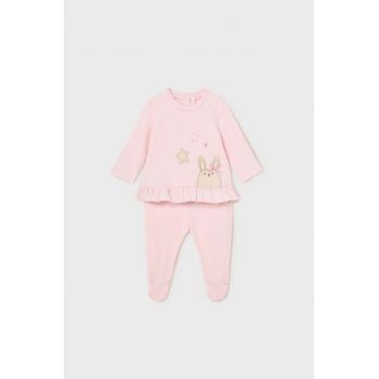 Mayoral Newborn compleu bebe culoarea roz