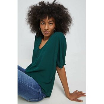 Medicine bluza femei, culoarea verde, modelator de firma originala