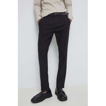 Medicine pantaloni barbati, culoarea negru, mulata