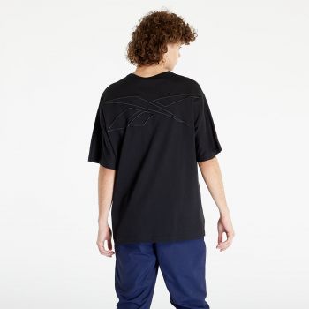 Reebok Basketball Heavyweight Short Sleeve Pocket Tee Black