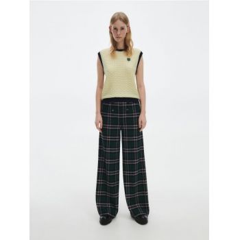 Reserved - Pantaloni eleganți, în carouri - multicolor ieftini