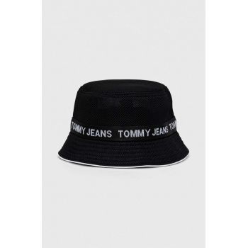 Tommy Jeans palarie culoarea negru de firma originala