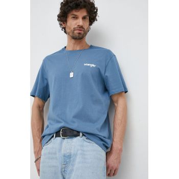 Wrangler tricou din bumbac 2-pack cu imprimeu