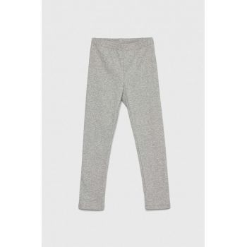 GAP leggins copii culoarea gri, neted de firma originali