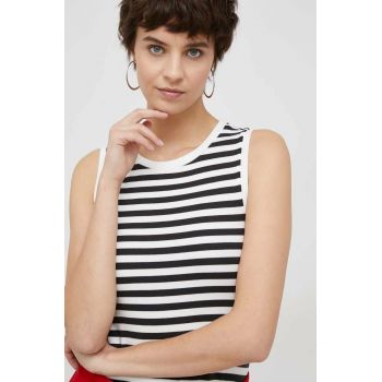 GAP top femei, culoarea alb