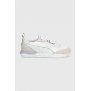 Puma sneakers R22 culoarea alb 383462