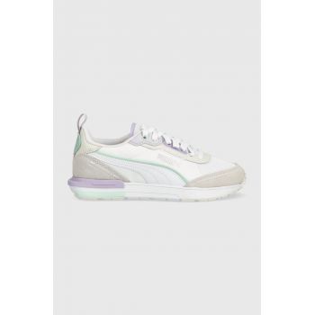 Puma sneakers R22 culoarea alb 387592