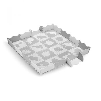 Covoras de Joaca Puzzle 150x150 cm Momi Zawi Grey