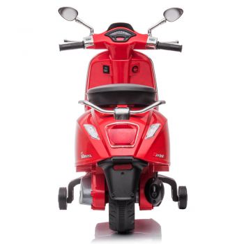 Motocicleta electrica pentru copii Vespa 12V rosu de firma originala