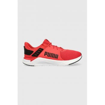 Puma pantofi de antrenament FTR Connect culoarea rosu de firma originali