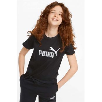 Puma tricou copii ESS+ Logo Knotted Tee G culoarea negru
