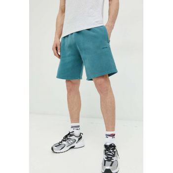 Superdry pantaloni scurti barbati, culoarea turcoaz