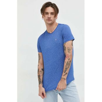 Tommy Jeans tricou barbati, neted