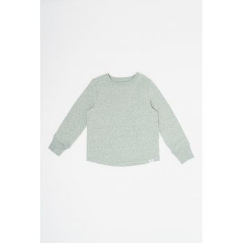 Bluza sport uni cu decolteu la baza gatului