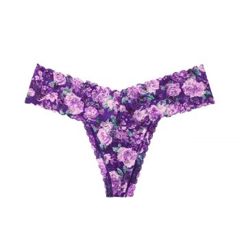 Floral Lacie Thong Panty S