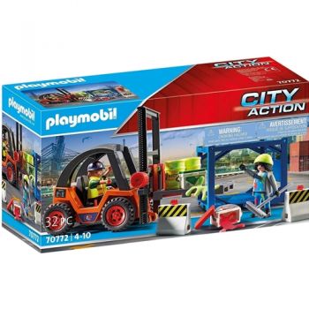 Set de Constructie Playmobil Stivuitor de Marfa