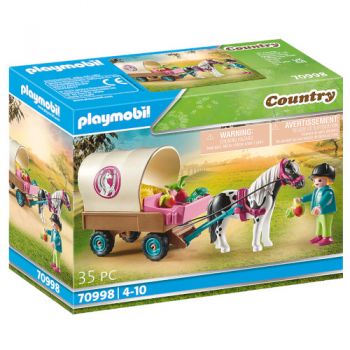 Set de Constructie Playmobil Trasura cu Ponei