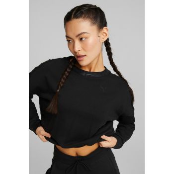 Bluza sport crop pentru fitness Safari Glam la reducere