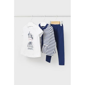 Set de colanti - tricou si cardigan - 3 piese