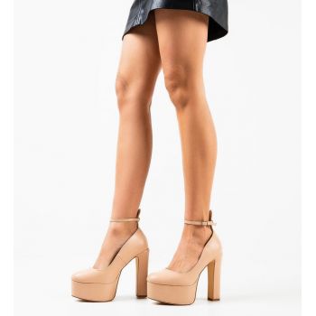 Pantofi dama Thornton Nude