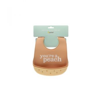 Set bavete din silicon Pearhead Peach