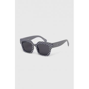 Vans ochelari de soare bărbați, culoarea negru VN0A7PQZY281-BLACKWHITE