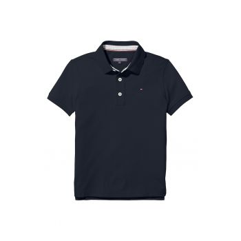 Tricou polo din amestec de bumbac organic