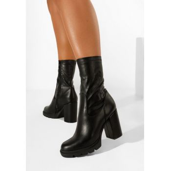 Botine cu toc gros Cazalla ieftine