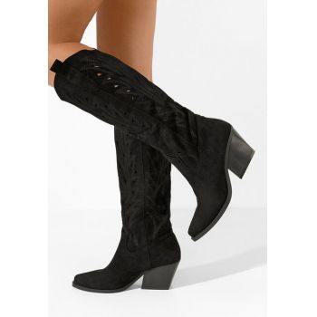 Cizme cowboy dama Indaia V4 negre