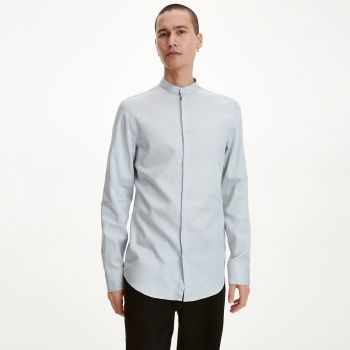 Reserved - Cămașă slim fit din Lyocell Tencel™ - Albastru