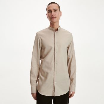 Reserved - Cămașă slim fit din Lyocell Tencel™ - Ivory