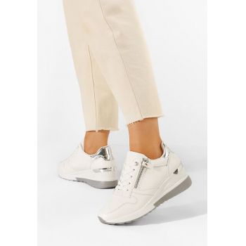 Sneakers dama albi Rafina