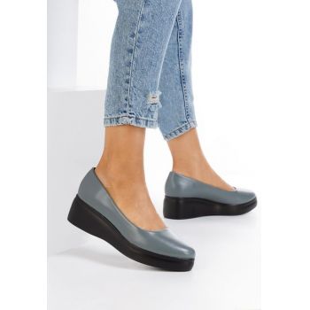 Pantofi casual cu platformă Milanca navy