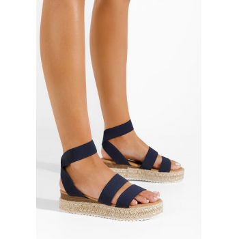 Sandale tip espadrile Teda navy