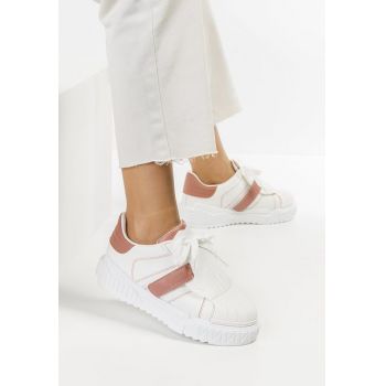 Sneakers dama Verna albi V4
