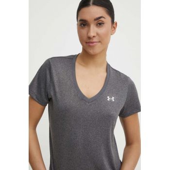 Under Armour tricou de antrenament Tech culoarea gri 1255839-100