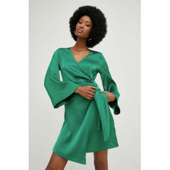 Answear Lab rochie culoarea verde, mini, drept