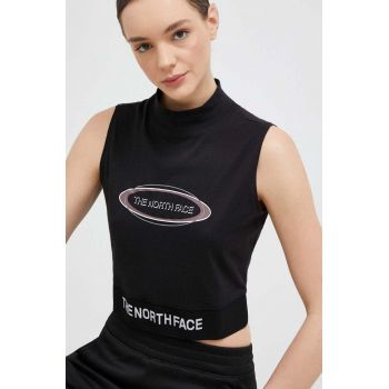 The North Face top femei, culoarea negru