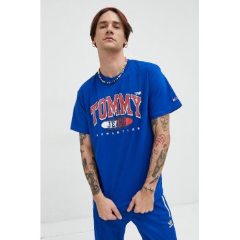 Tommy Jeans tricou din bumbac cu imprimeu