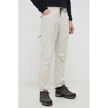 Columbia pantaloni de exterior Coral Ridge culoarea bej, drept de firma originali