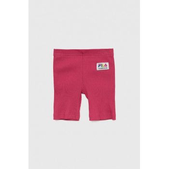 Fila pantaloni scurti copii culoarea roz, cu imprimeu ieftini