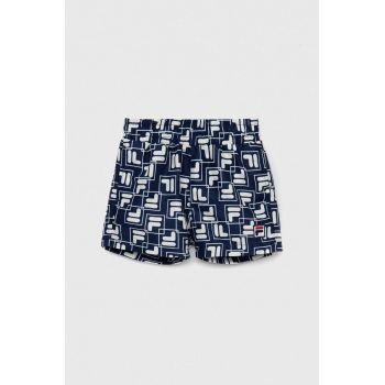 Fila pantaloni scurti de baie copii culoarea albastru marin