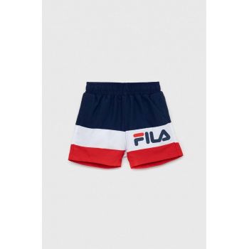 Fila pantaloni scurti de baie copii culoarea albastru marin