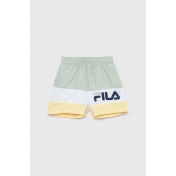 Fila pantaloni scurti de baie copii culoarea verde